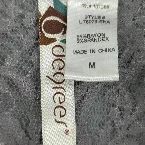 Vintage Y2k Women's Size Medium Zero Degrees Gray/ Silver Tank - Picture 3 of 7